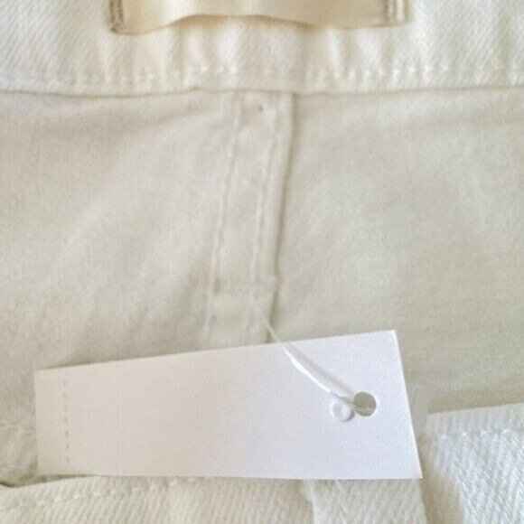 MADEWELL The Perfect Vintage Wide Leg Crop Jean Tile White Size 33 NEW - Picture 9 of 11